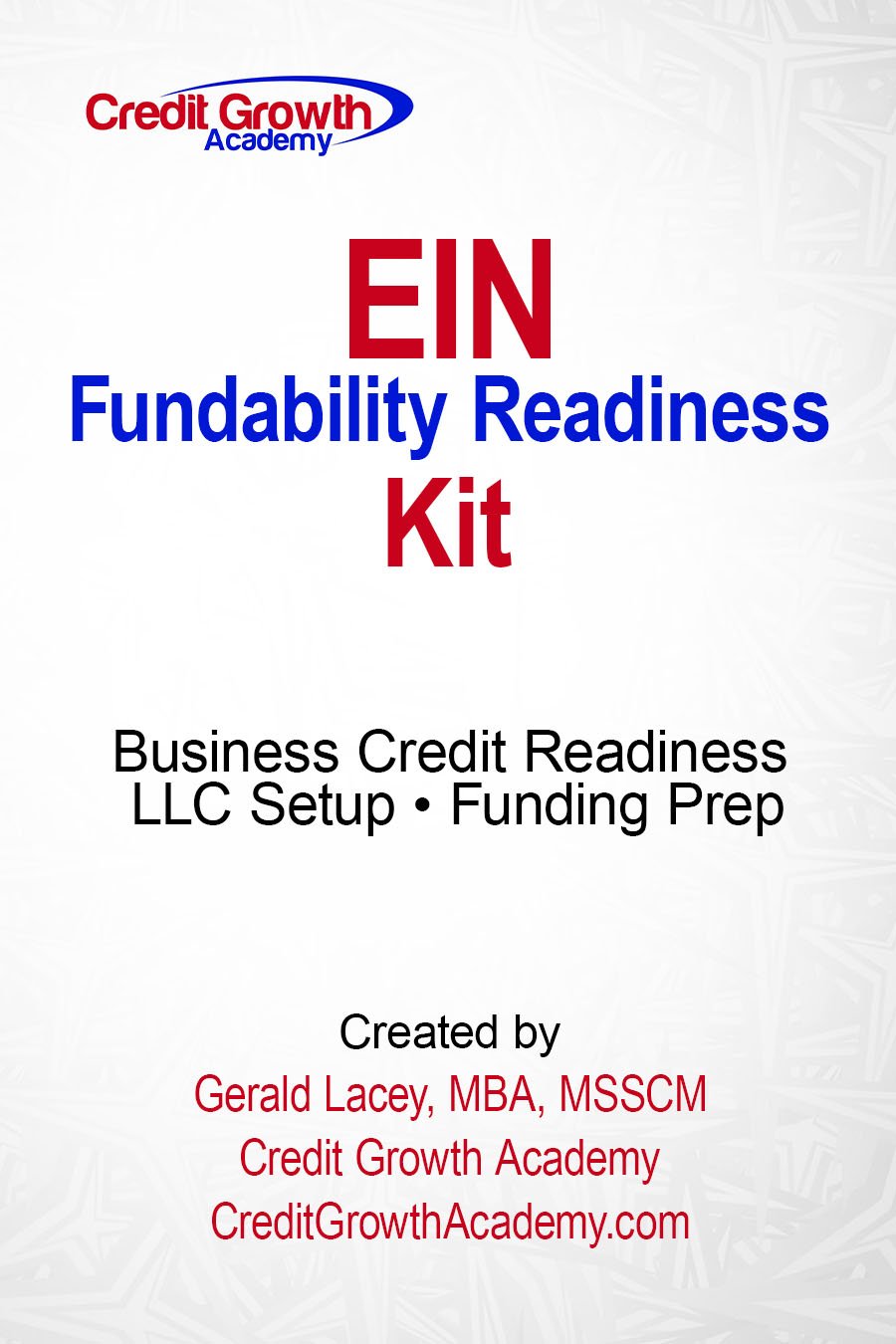 EIN Fundability Readiness Kit cover by Credit Growth Academy