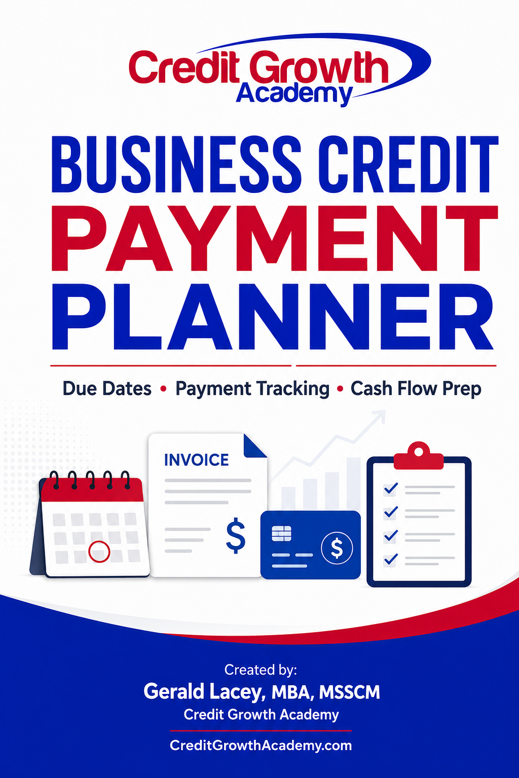 Business Credit Payment Planner by Credit Growth Academy