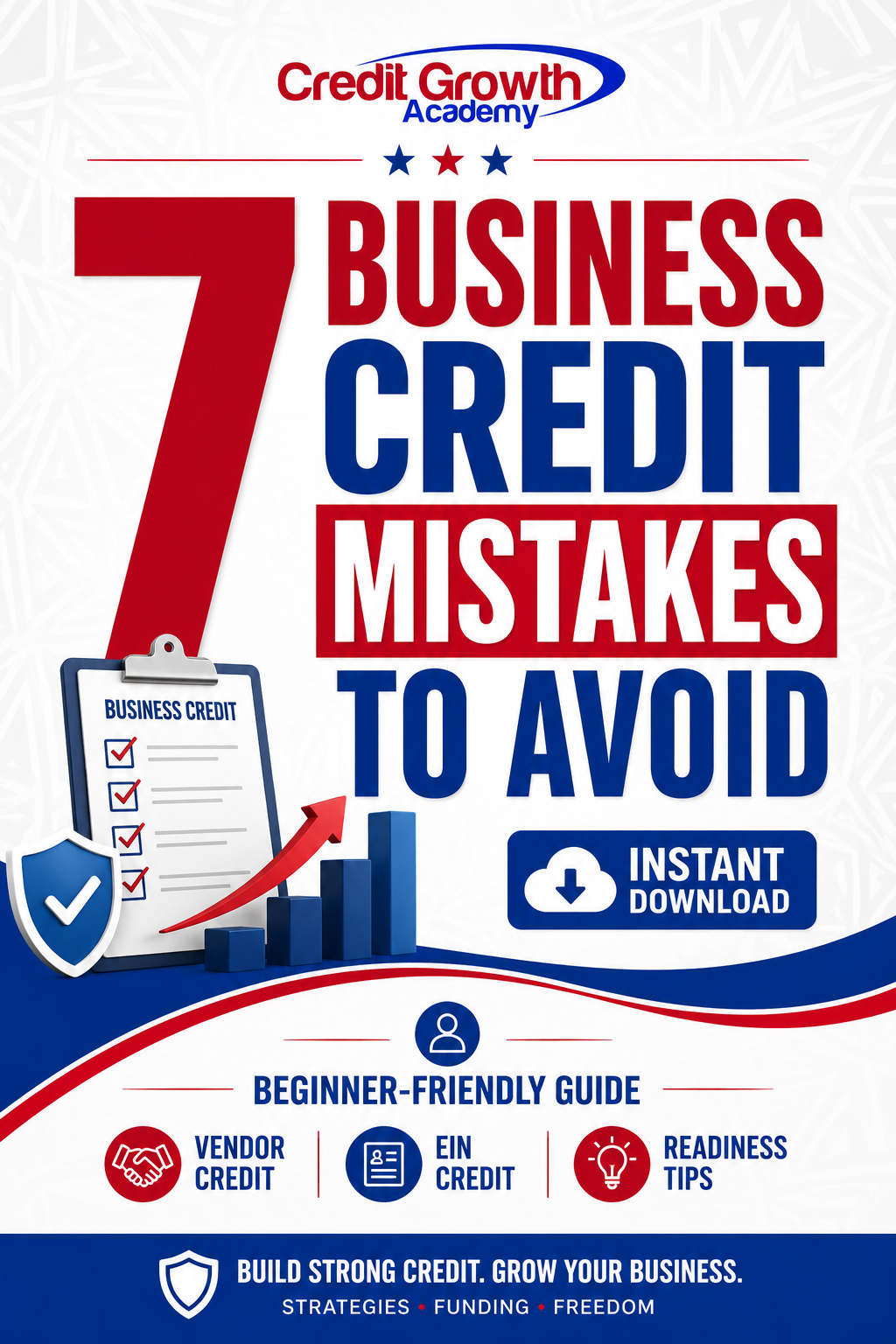 7 Business Credit Mistakes to Avoid printable PDF guide