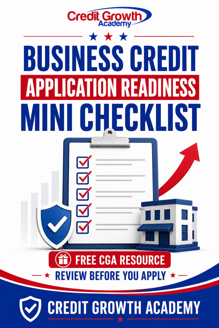 Business Credit Application Readiness Mini Checklist free PDF